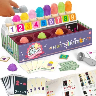  Woopie 2 az 1-ben játék fagyizó és matematika oktató játék gyerekeknek