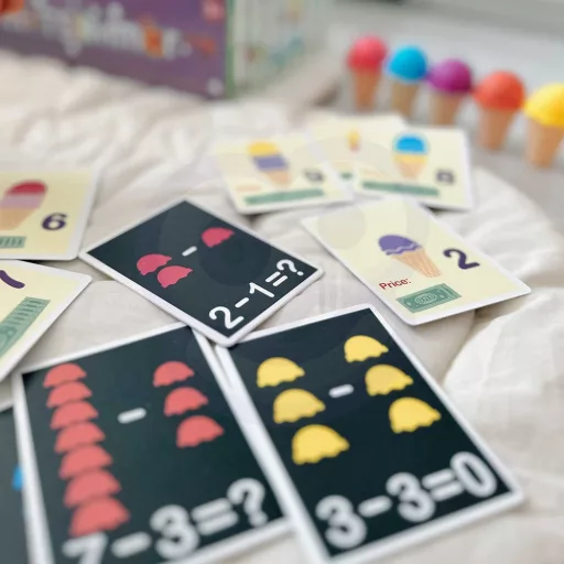 Woopie 2 az 1-ben játék fagyizó és matematika oktató játék gyerekeknek