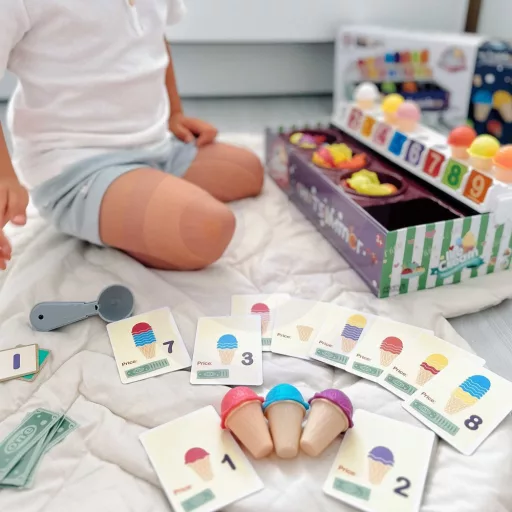 Woopie 2 az 1-ben játék fagyizó és matematika oktató játék gyerekeknek