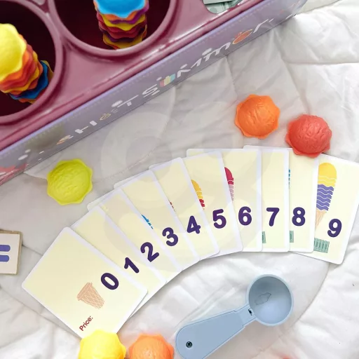 Woopie 2 az 1-ben játék fagyizó és matematika oktató játék gyerekeknek