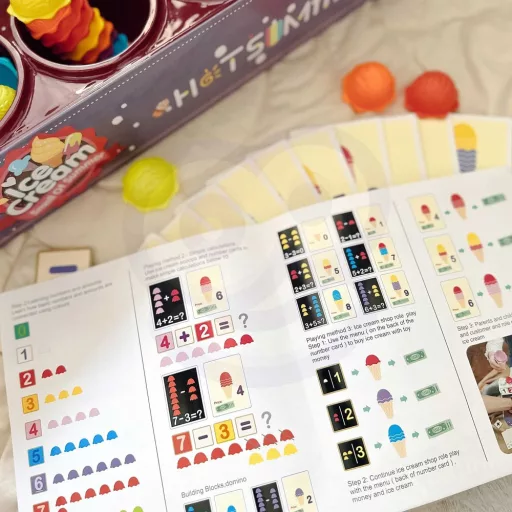 Woopie 2 az 1-ben játék fagyizó és matematika oktató játék gyerekeknek