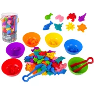 Woopie montessori csipeszelős játék - 64 db-os fejlesztő