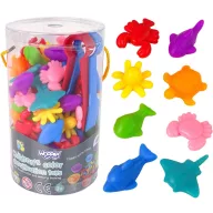 Woopie montessori csipeszelős játék - 64 db-os fejlesztő