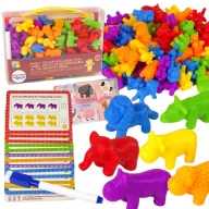   Woopie 83 db-os montessori számolós játék és színválogató