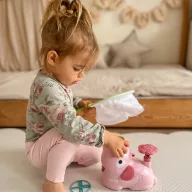 Woopie frizbi kilövő szabadtéri játék gyerekeknek