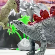   Woopie 34 db-os dinoszauruszfigura készlet - játszószőnyeggel