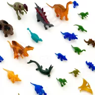   Woopie 34 db-os dinoszauruszfigura készlet - játszószőnyeggel