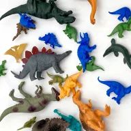   Woopie 34 db-os dinoszauruszfigura készlet - játszószőnyeggel