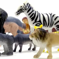   Woopie 58 db-os dinoszauruszfigura készlet - tárolódobozban