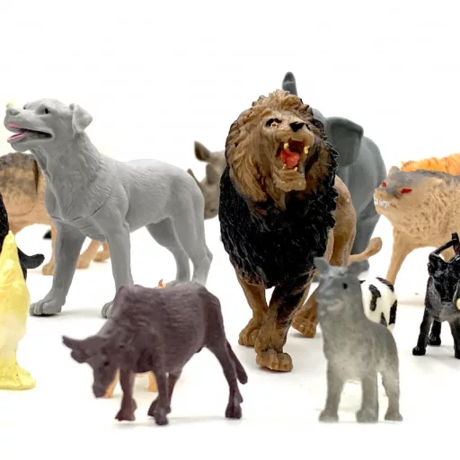 Woopie 58 db-os dinoszauruszfigura készlet - tárolódobozban