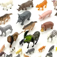   Woopie 58 db-os dinoszauruszfigura készlet - tárolódobozban