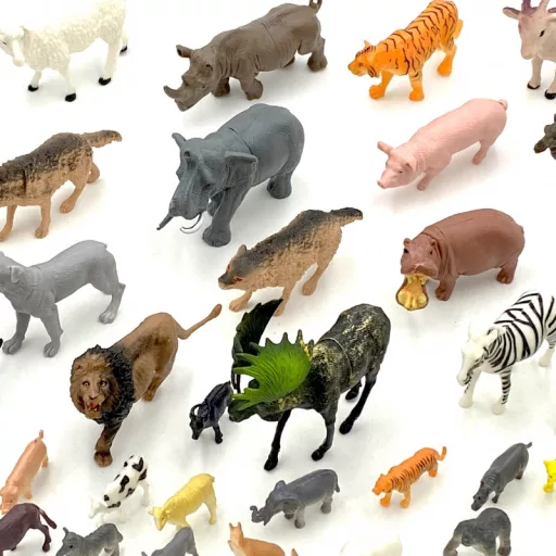 Woopie 58 db-os dinoszauruszfigura készlet - tárolódobozban