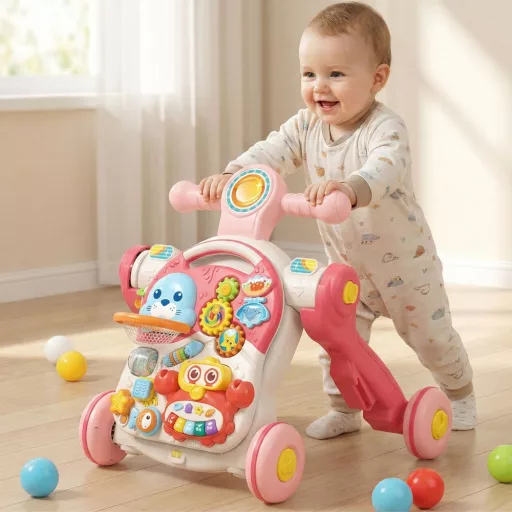 Woopie baby 4 az 1-ben aktív asztal és robogó