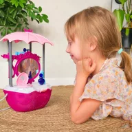   Woopie hordozható mini fésülködő asztal gyerekeknek bőröndben