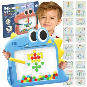 WOOPIE montessori mágnestábla feladatlapokkal