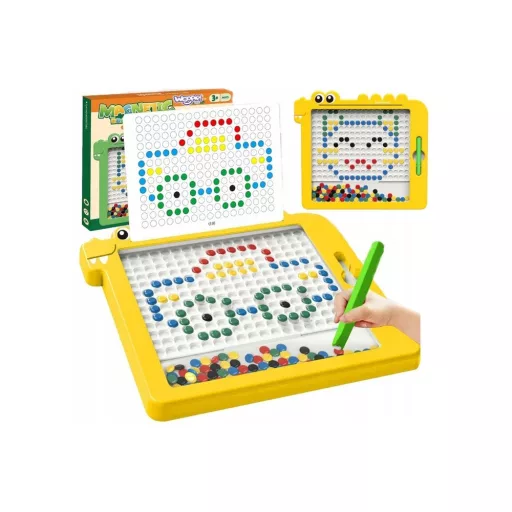 Woopie XL montessori mágnestábla feladatlapokkal - krokodil