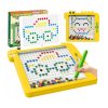 Woopie XL montessori mágnestábla feladatlapokkal - krokodil
