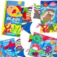Woopie Baby plüss könyv - tengeri állatok
