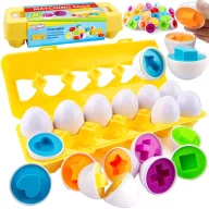   Woopie montessori tojás kirakó - szín és minta párosító játék
