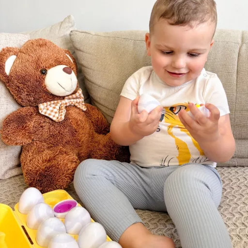 Woopie montessori tojás kirakó - szín és minta párosító játék