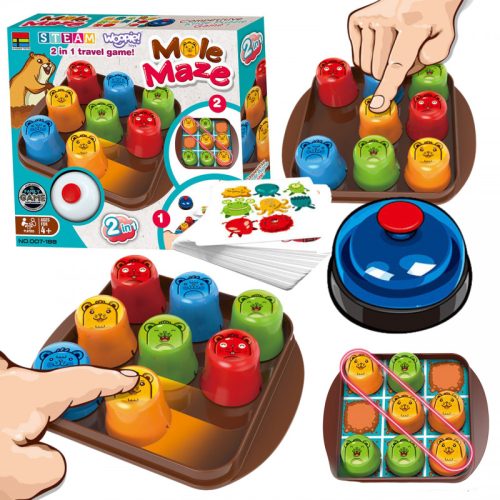 Woopie IQ 2 az 1-ben amőba logikai játék
