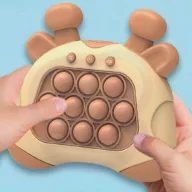 Woopie interaktív stresszoldó POP IT - zsiráf