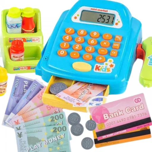 Woopie interaktív pénztárgép kiegészítőkkel