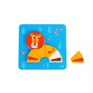 JátékWOOPIE állatos, magasított fa puzzle készlet