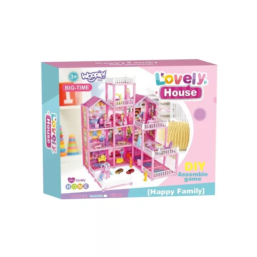 Woopie mega villa játék babaház 194 db kiegészítővel