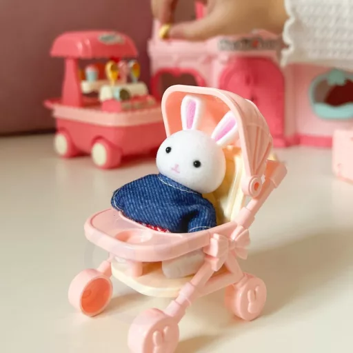 Woopie nyuszi kastély játék babaház kiegészítőkkel