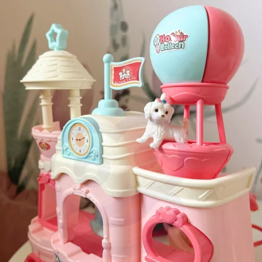 Woopie nyuszi kastély játék babaház kiegészítőkkel