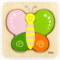 Viga baby magasított, formaillesztős puzzle 