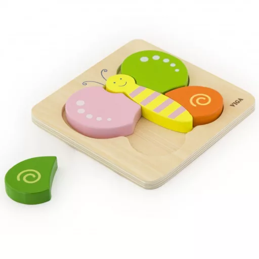 Viga baby magasított, formaillesztős puzzle 