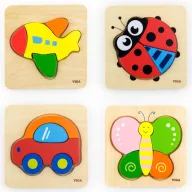 Viga magasított, formaillesztős puzzle