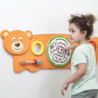 Viga montessori szenzoros manipulációs tábla
