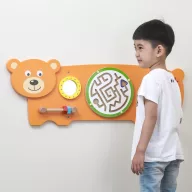 Viga montessori szenzoros manipulációs tábla