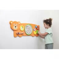 Viga montessori szenzoros manipulációs tábla