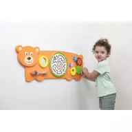 Viga montessori szenzoros manipulációs tábla
