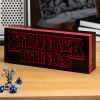 STRANGER THINGS logo lámpa - akkumulátoros