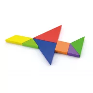 JátékViga fa tangram - feladatlapokkal