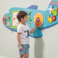 Viga 5 az 1-ben falra szerelhető manipulációs tábla