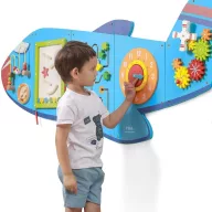 Viga 5 az 1-ben falra szerelhető manipulációs tábla