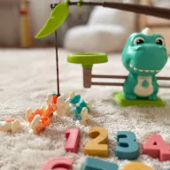 JátékWoopie dínós mérleg horgászbottal