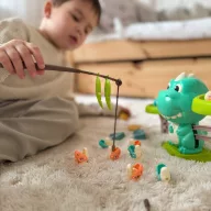 JátékWoopie dínós mérleg horgászbottal