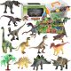 Woopie 23 db-os dinoszaurusz készlet - játszószőnyeggel és hordtáskával