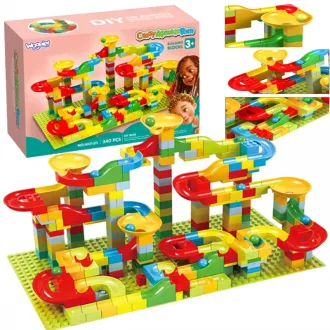   Woopie 340 db-os golyópálya - LEGO kompatibilis építőjáték