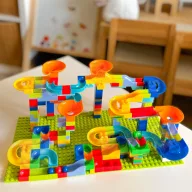   Woopie 340 db-os golyópálya - LEGO kompatibilis építőjáték