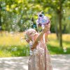 Woopie űrhajós buborékgép – automata buborékfújó fényhatásokkal