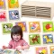 Viga 12 db-os puzzle készlet állványban