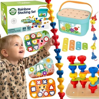   Woopie 12 az 1-ben Montessori motoros készségfejlesztő doboz
